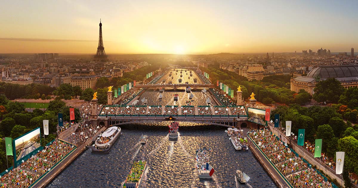 ครั้งแรกในประวัติศาสตร์ พิธีเปิดโอลิมปิก Paris 2024 ล่องเรือในแม่น้ำแซน